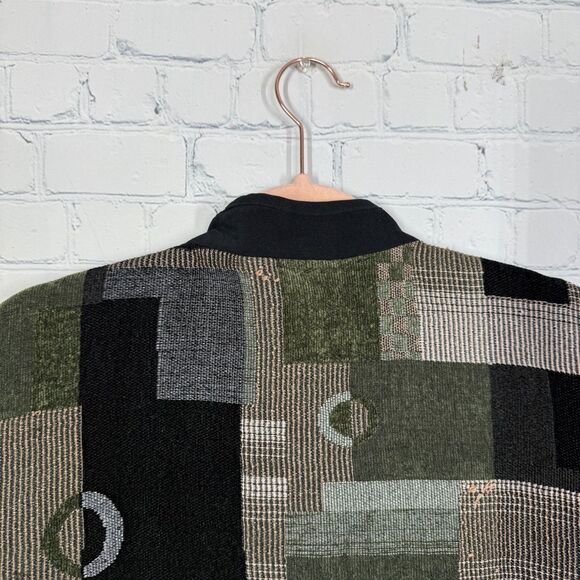 Vintage Dressbarn Jacket Women Plus Size 3X Tapestry Patchwork Full Zip Coat - Picture 10 of 12